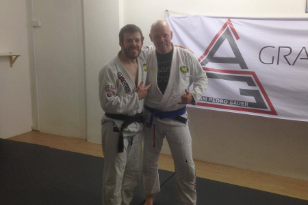 Bill Long Visits Gracie Jiu Jitsu Singapore - June 2016